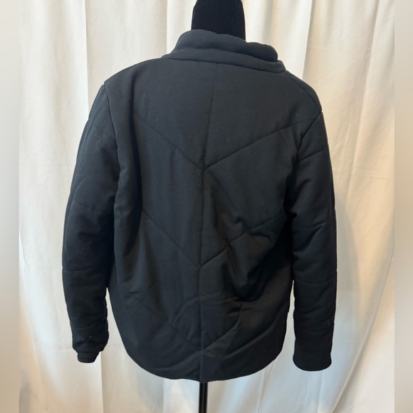 Three Dots Women’s Quilted Black Knit Jacket Size Small - Picture 2 of 4